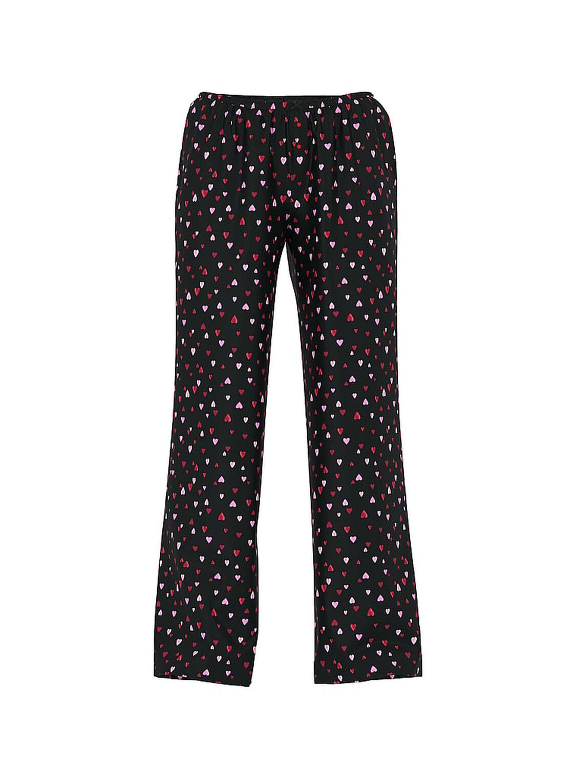 vs Pink Sweet Dreams Pajama Pants Black Hearts Print 3 of 3 