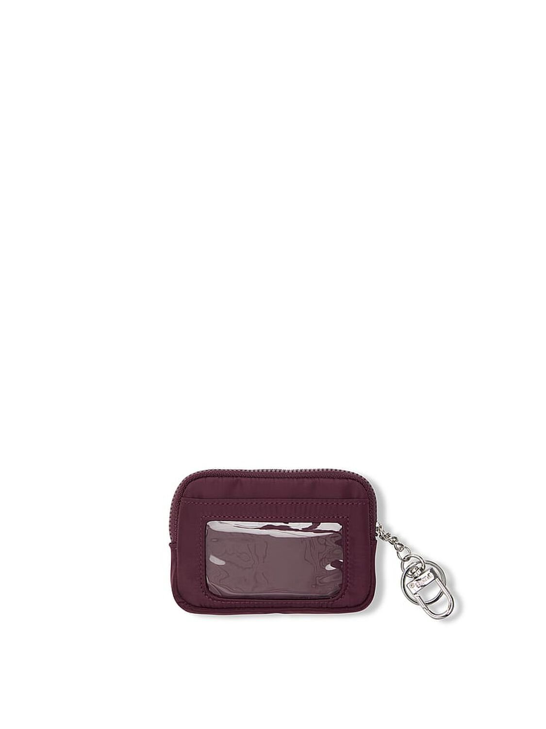 vs Pink Zip Card Holder Keychain Wild Rose 2 of 2 