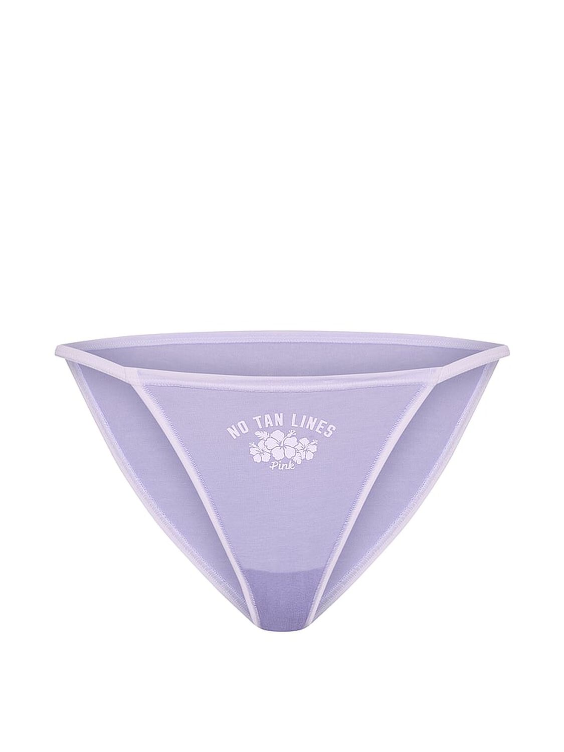 vs Pink Cotton String Bikini Panty Sweet Lavender With No Tan Lines Graphic 3 of 3 