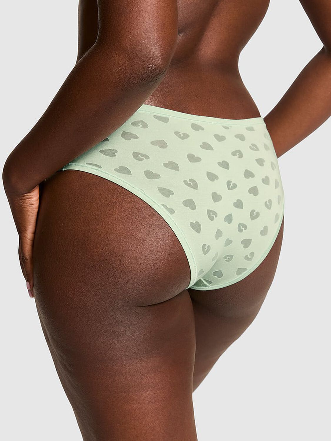 vs Pink Cotton Cheeky Panty Mint 2 of 3 