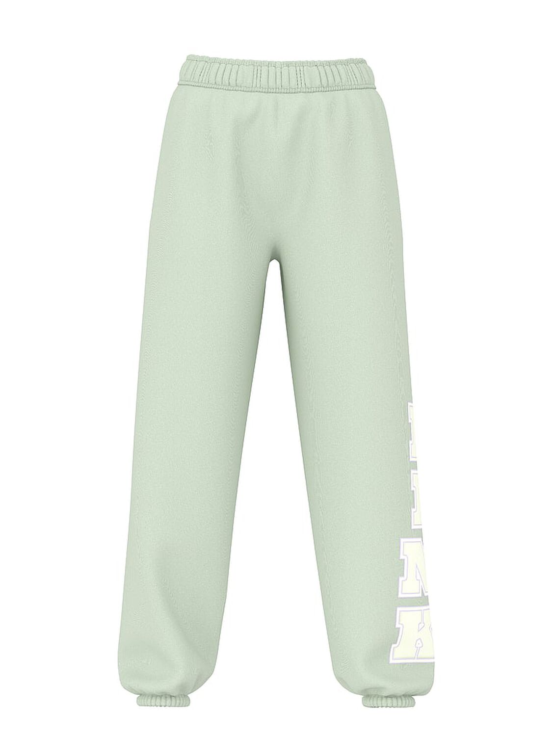 vs Pink Ivy Fleece Campus Sweatpants Fresh Mint 3 of 4 
