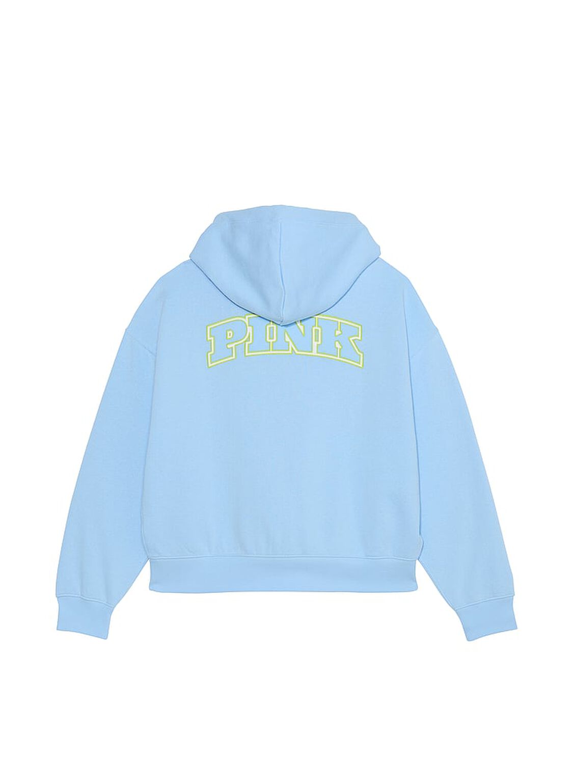 vs Pink Ivy Fleece Campus Full-Zip Hoodie Blue Dancer 4 of 5 