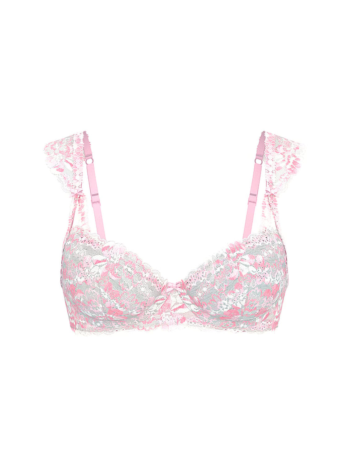 vs Pink Wink Lightly Lined Balconette Bra Petal Pink 3 of 3 