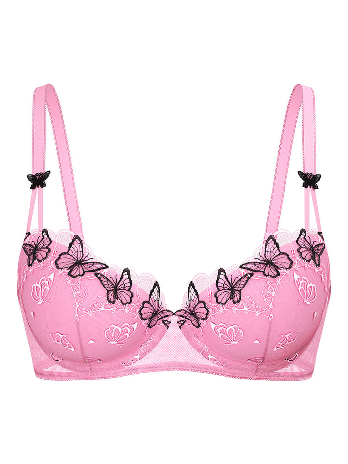 vs Pink Wink Lightly Lined Balconette Bra Lollipop Pink 1 of 1 
