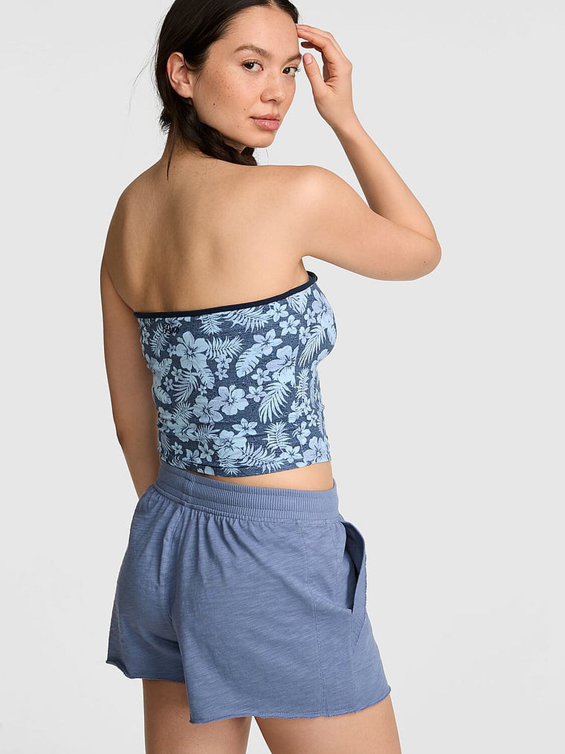 vs Pink Lightweight Lounge A-Line Shorts Dusty Iris 2 of 2 