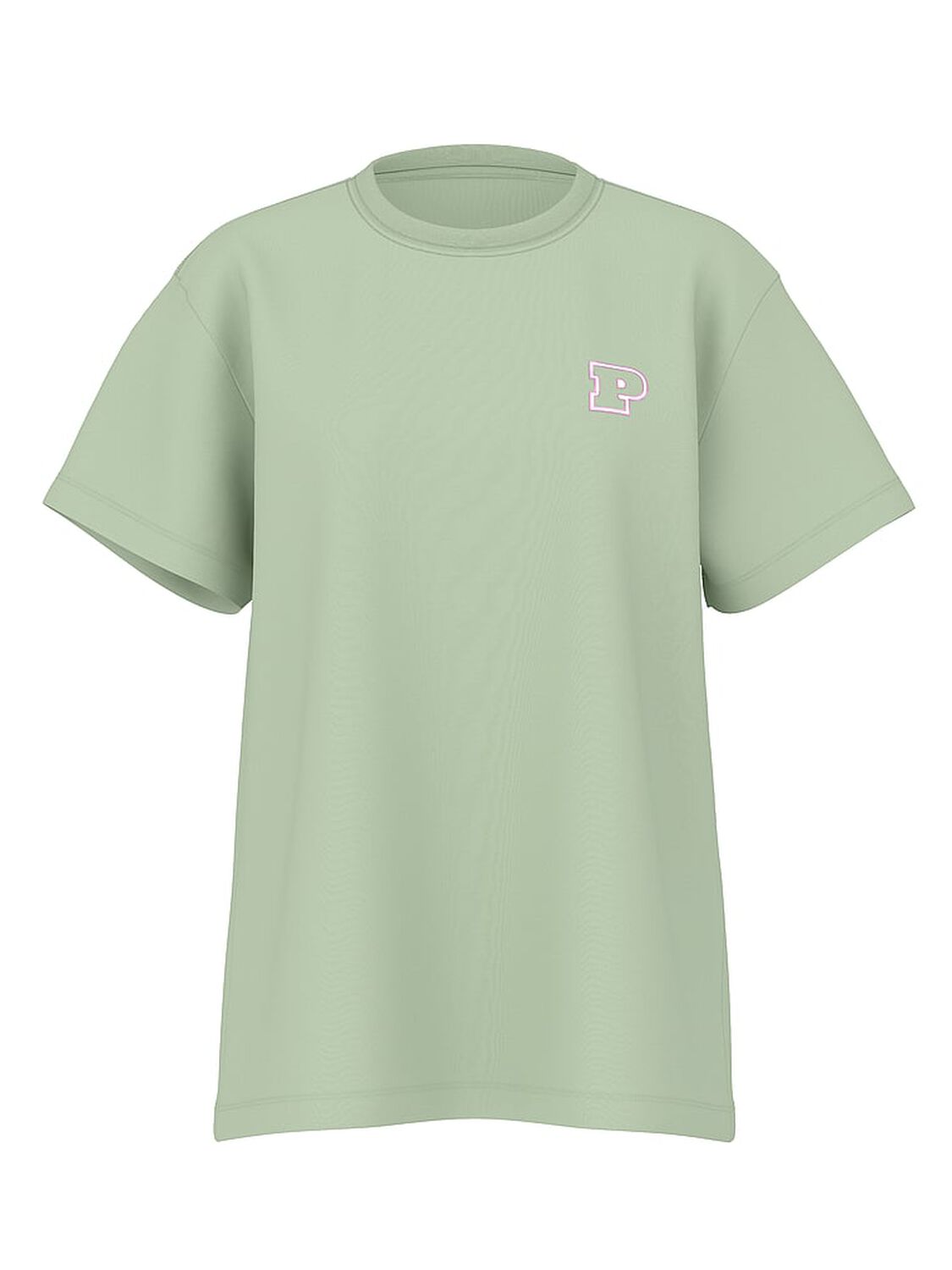 vs Pink Campus Cotton Tee Green Garden Back Graphic 3 of 3 