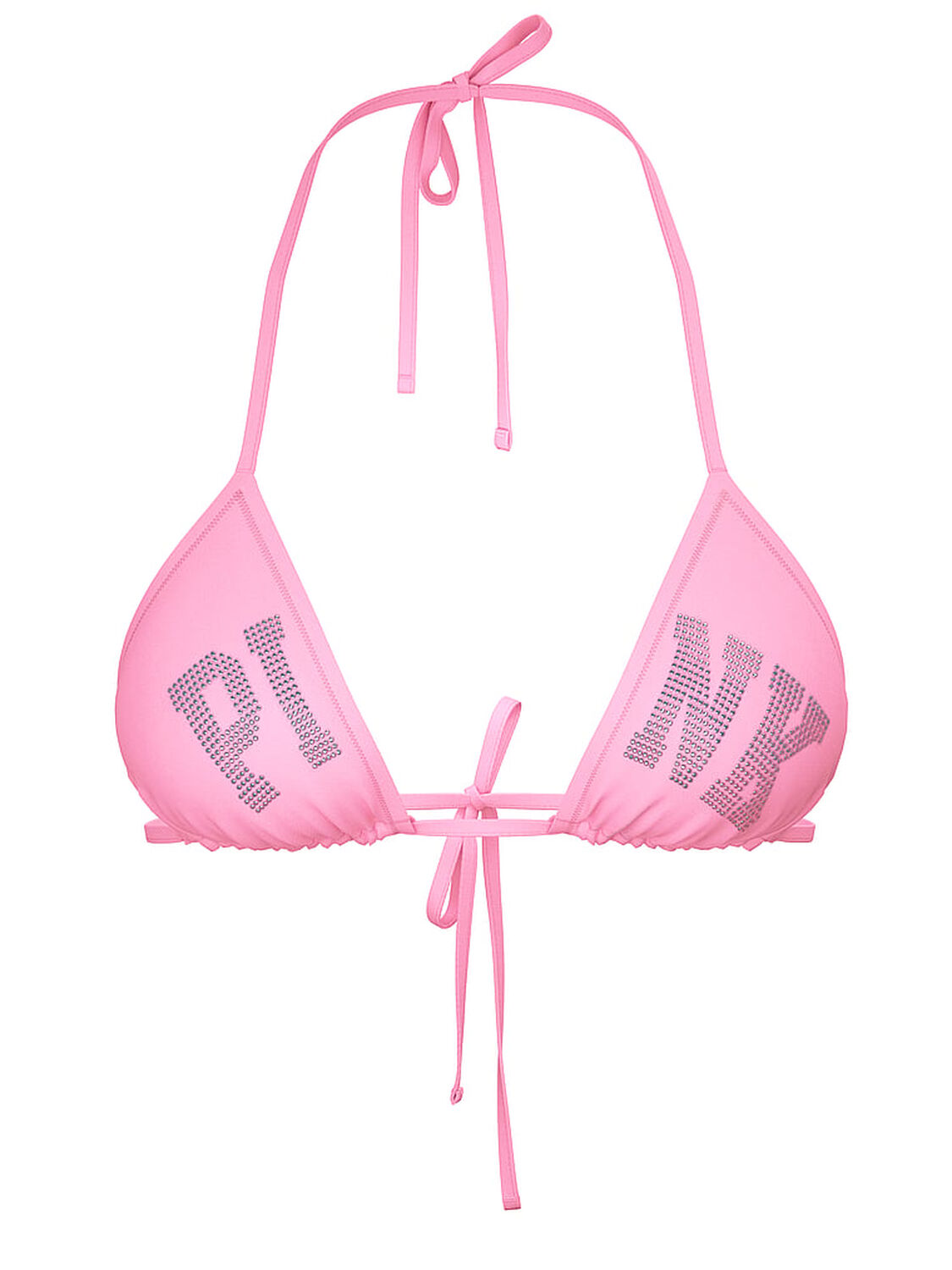 vs Pink Triangle String Bikini Top Limited Edition Pink Lollipop 3 of 3 