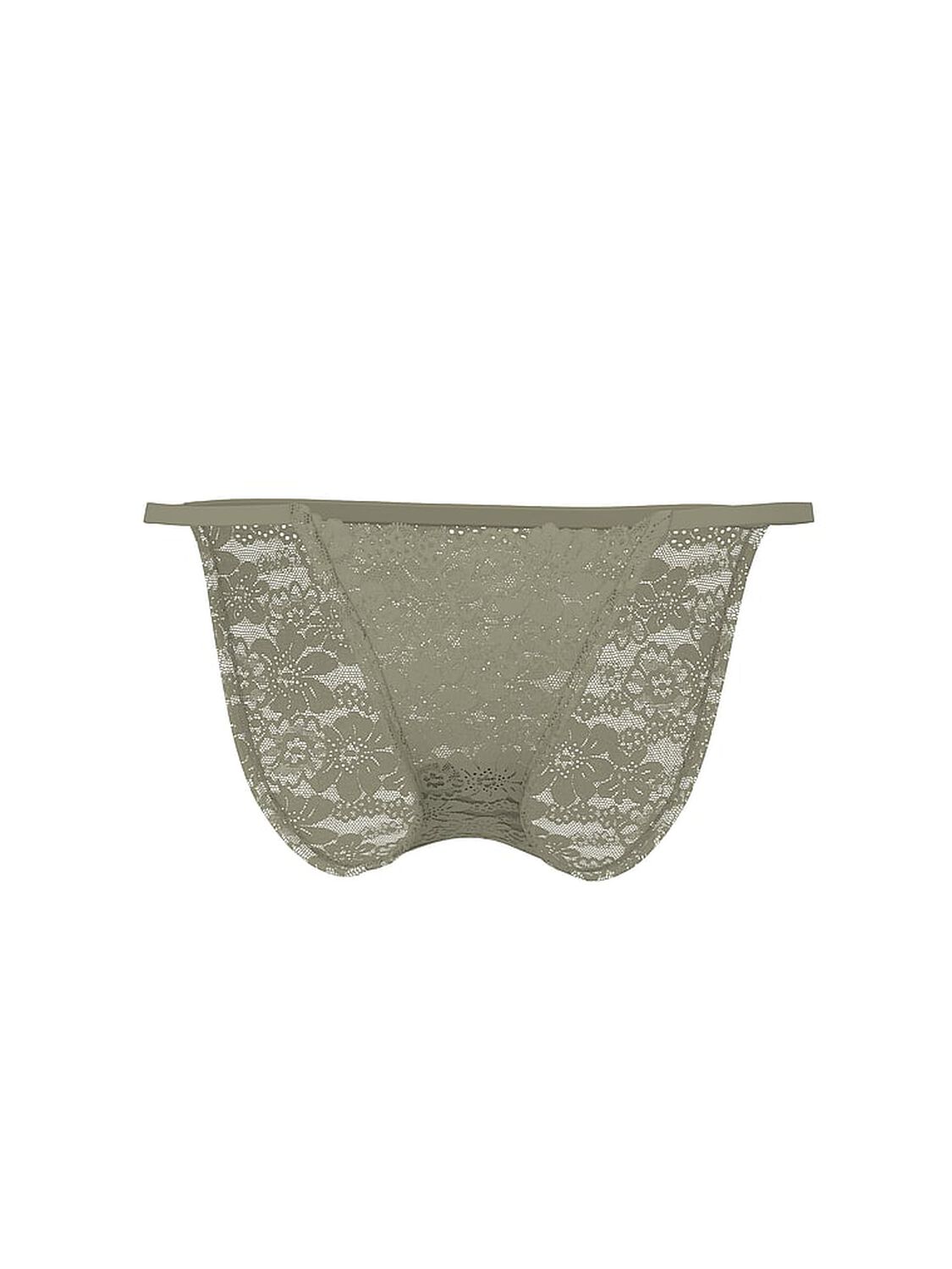 vs Pink Lace String Bikini Panty Slate Green 3 of 3 
