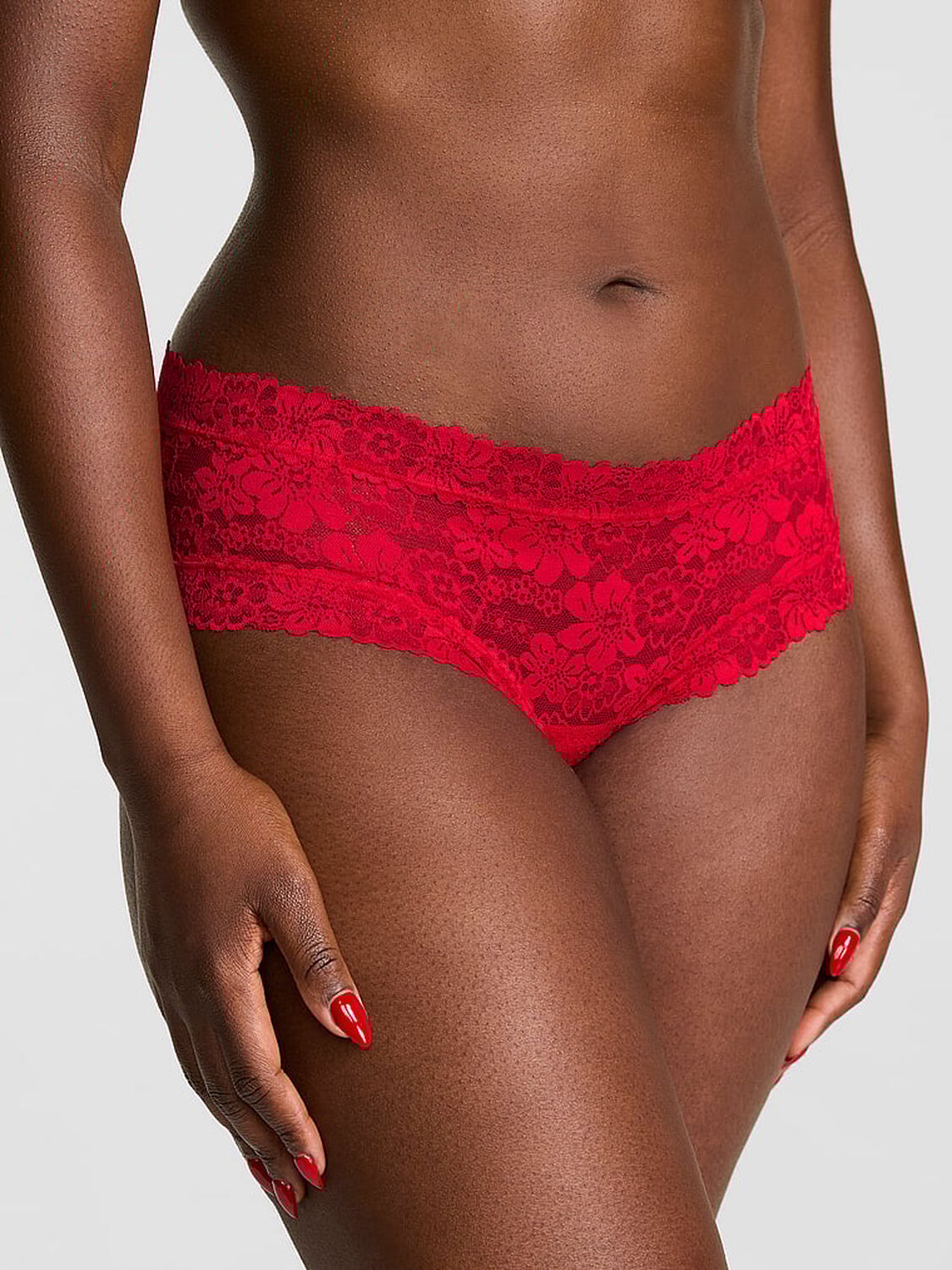 vs Pink PINK Wink&trade; Cheeky Panty Red Pepper 1 of 3 