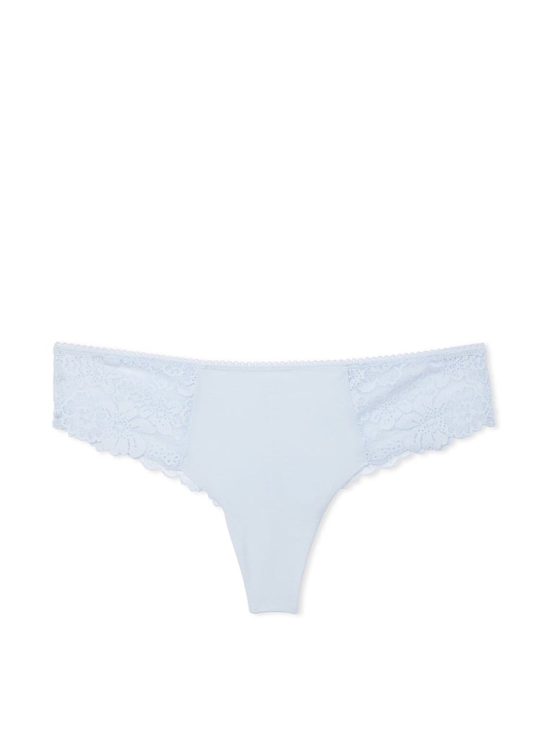 vs Pink No-Show Thong Panty Hydrangea Blue 3 of 3 