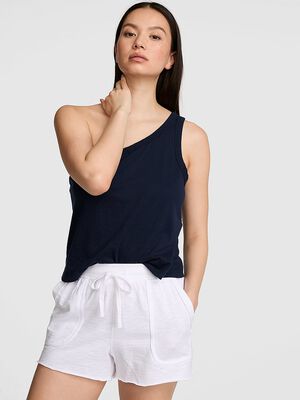 Dream Jersey One-Shoulder Tank Top