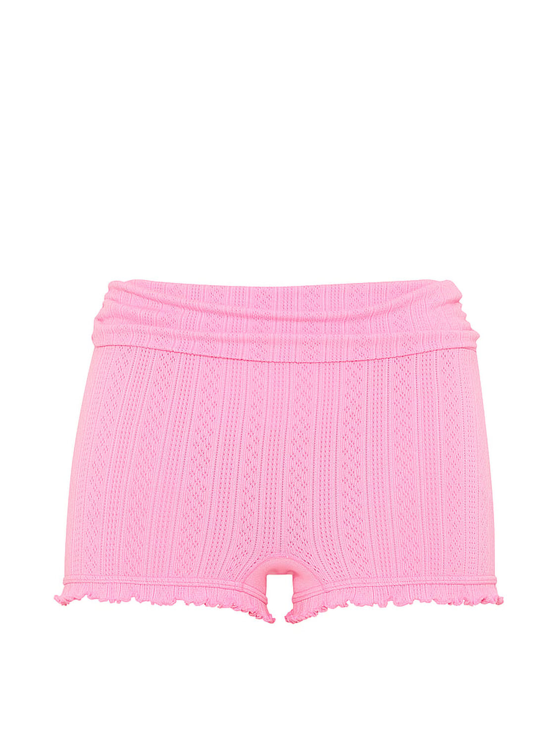 pink Pink AnyWear Foldover Shorts Pink Lollipop 3 of 4 
