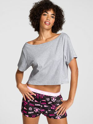 Slouchy Cropped Sleepshirt