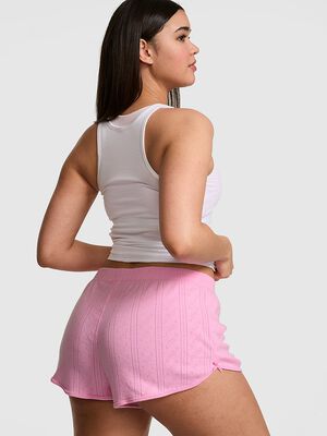 Pointelle Bow Boxer Shorts