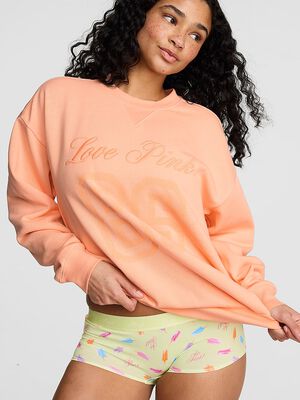 Ivy Fleece Oversized Crew Sweatshirt