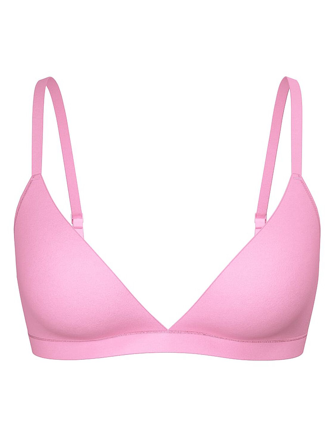 vs Pink Bralettes & Bra Tops Unlined Triangle Bralette Pink Lollipop 3 of 3 