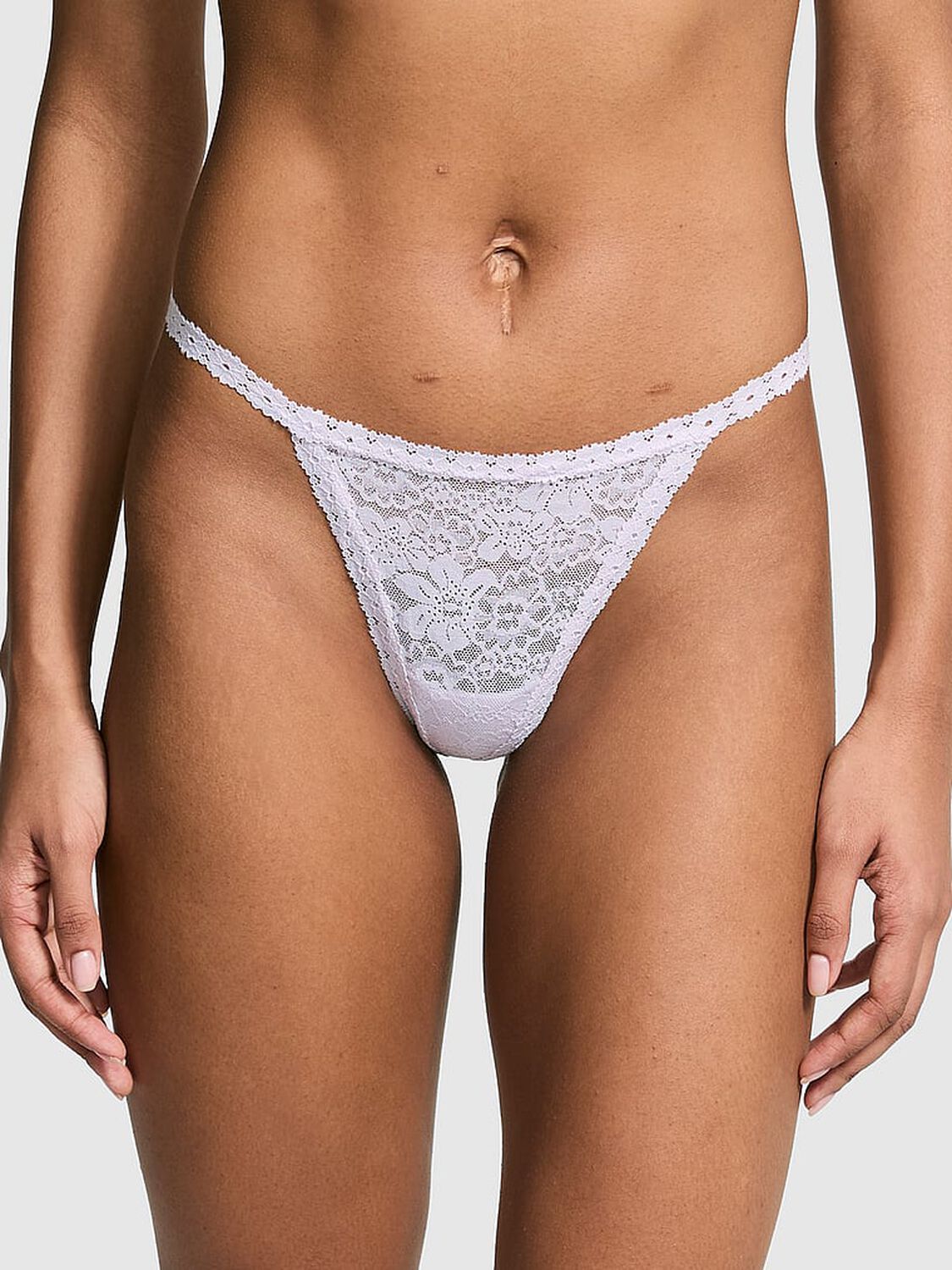 vs Pink Wink V-String Panty Purple Whisper 1 of 3 