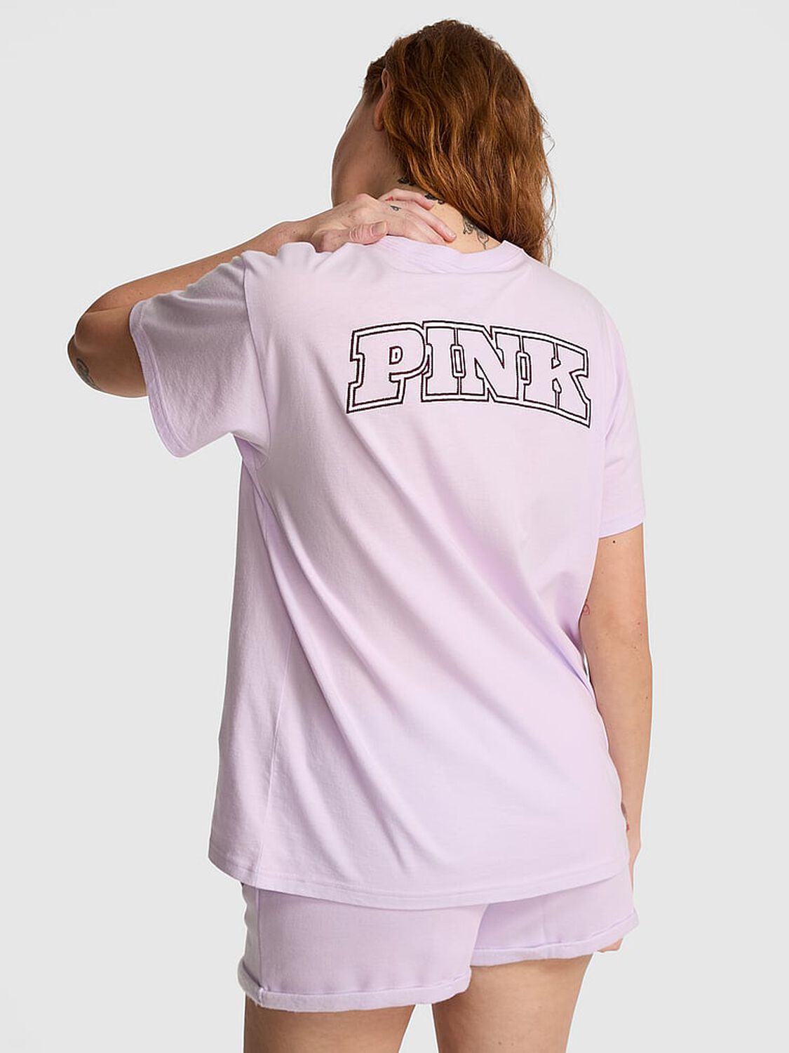 vs Pink Campus Cotton Tee Purple Whisper 2 of 2 