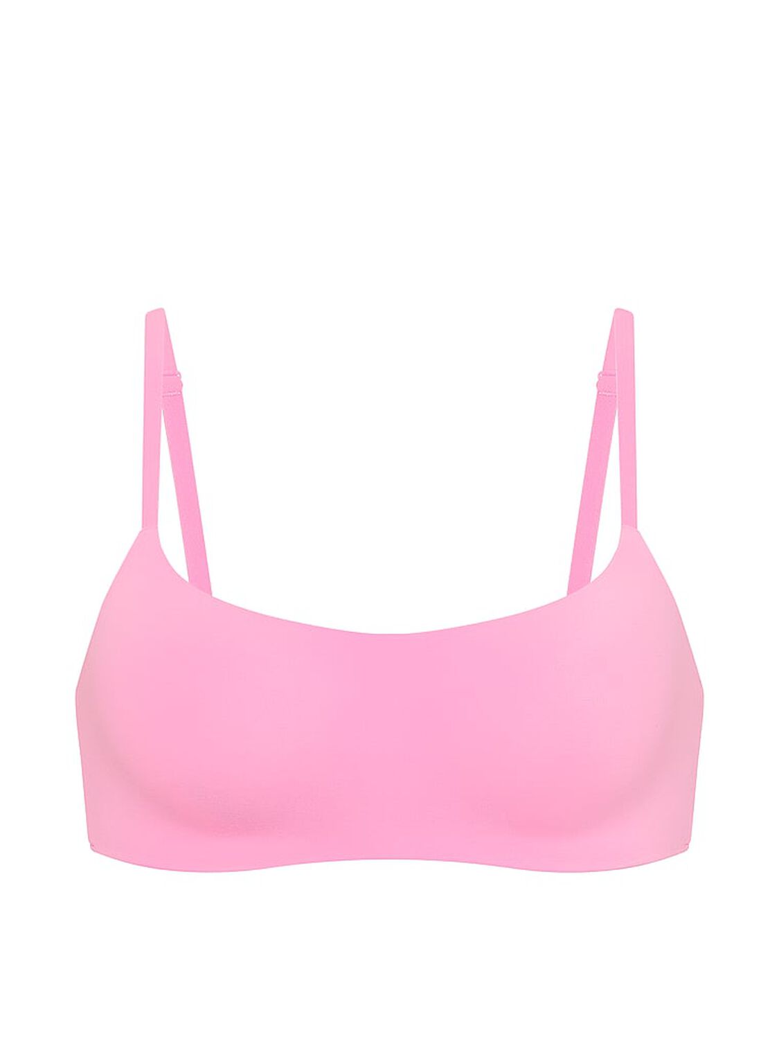 vs Pink Marshmallow Lightly Lined Wireless Comfy Bra Pink Lollipop 3 of 4 