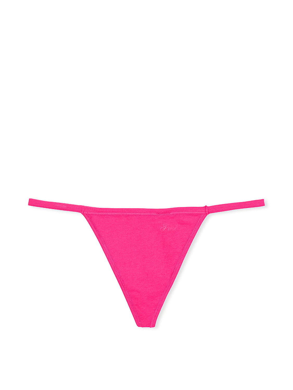 vs Pink Cotton V-String Panty 3 of 3 