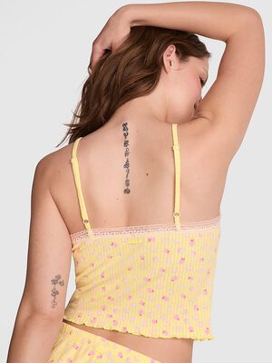 Drop Needle Pointelle Tank Top