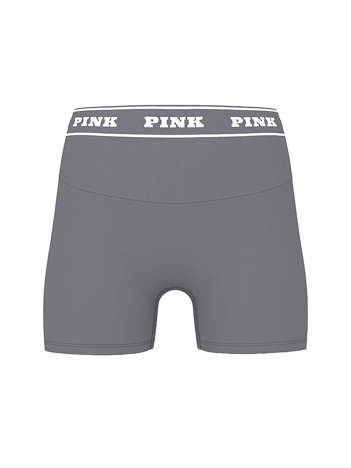 vs Pink Seamless Logo 3" Bike Shorts Night Owl Grey 1 of 2 