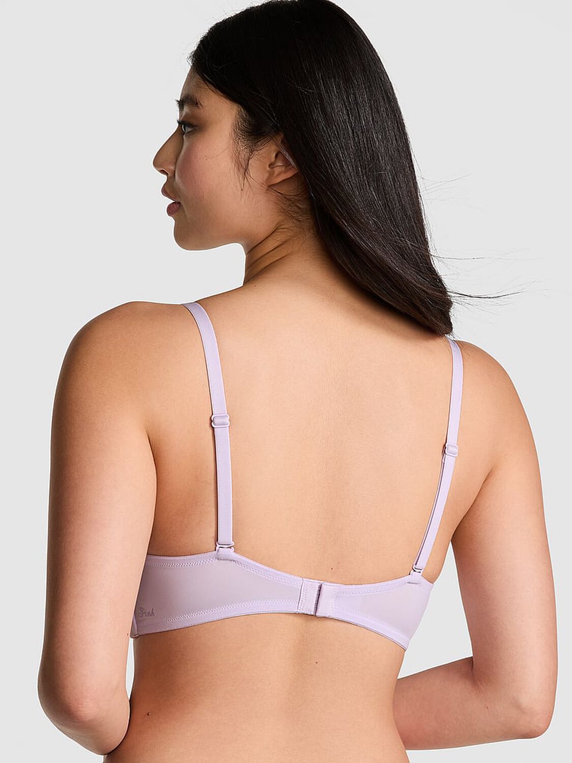 vs Pink Wear Everywhere Wear Everywhere Push-Up Wireless Bra Purple Whisper 1 of 2 