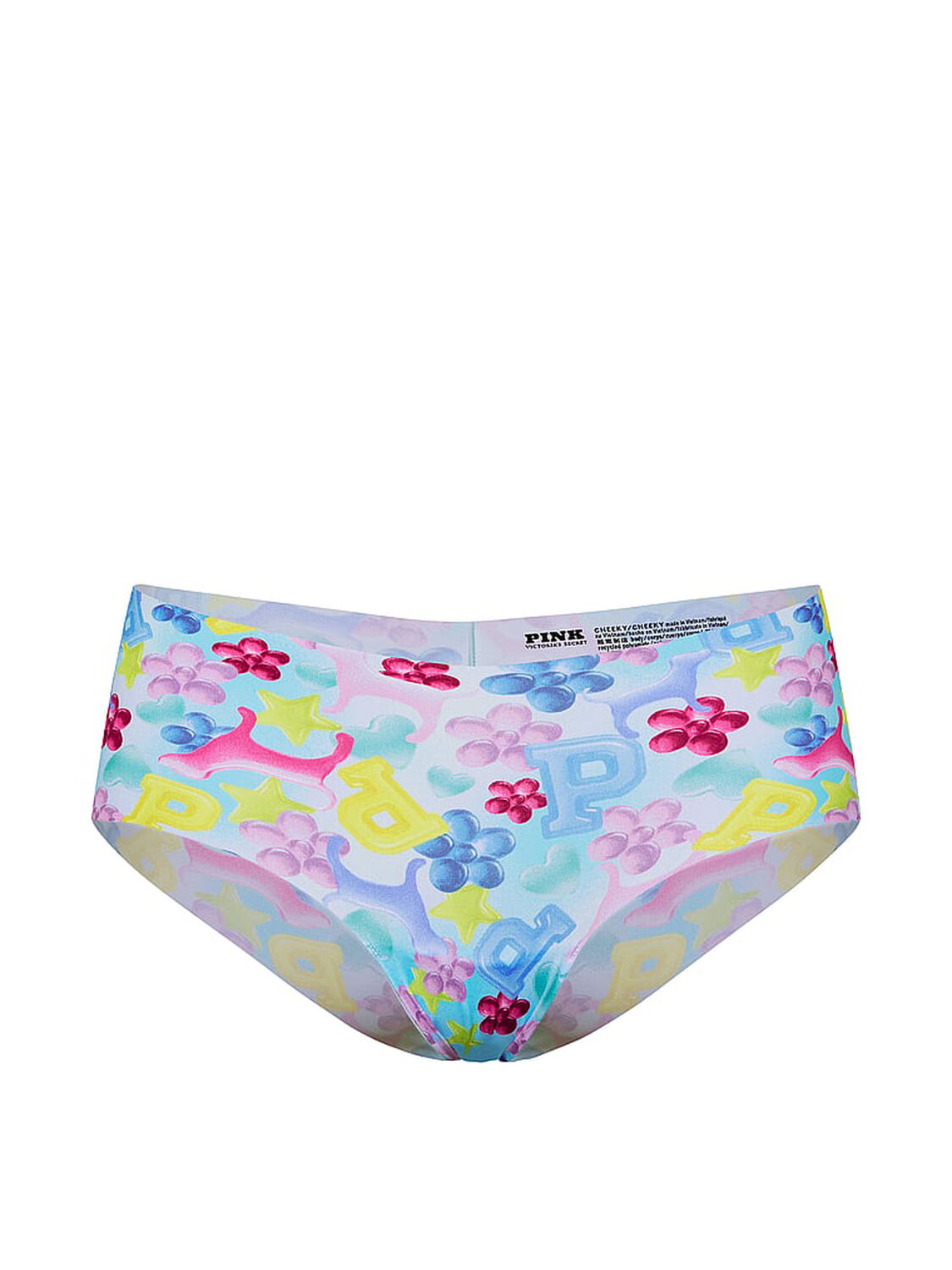 vs Pink No-Show Cheeky Panty Blue Jellies Print 3 of 3 