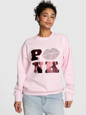 Ivy Fleece Oversized Crew Sweatshirt