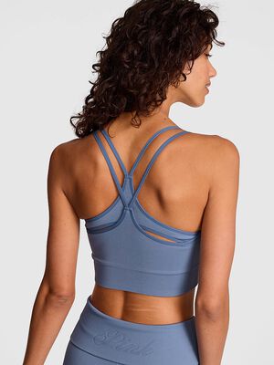 Soft Seamless Strappy Sports Bra