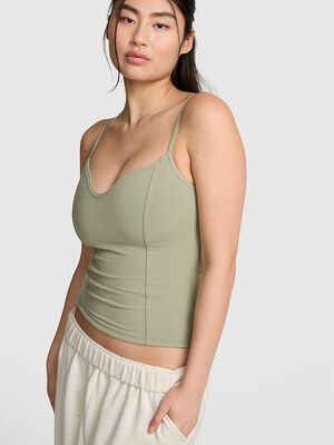 All-Day Soft Rib Corset Tank Top