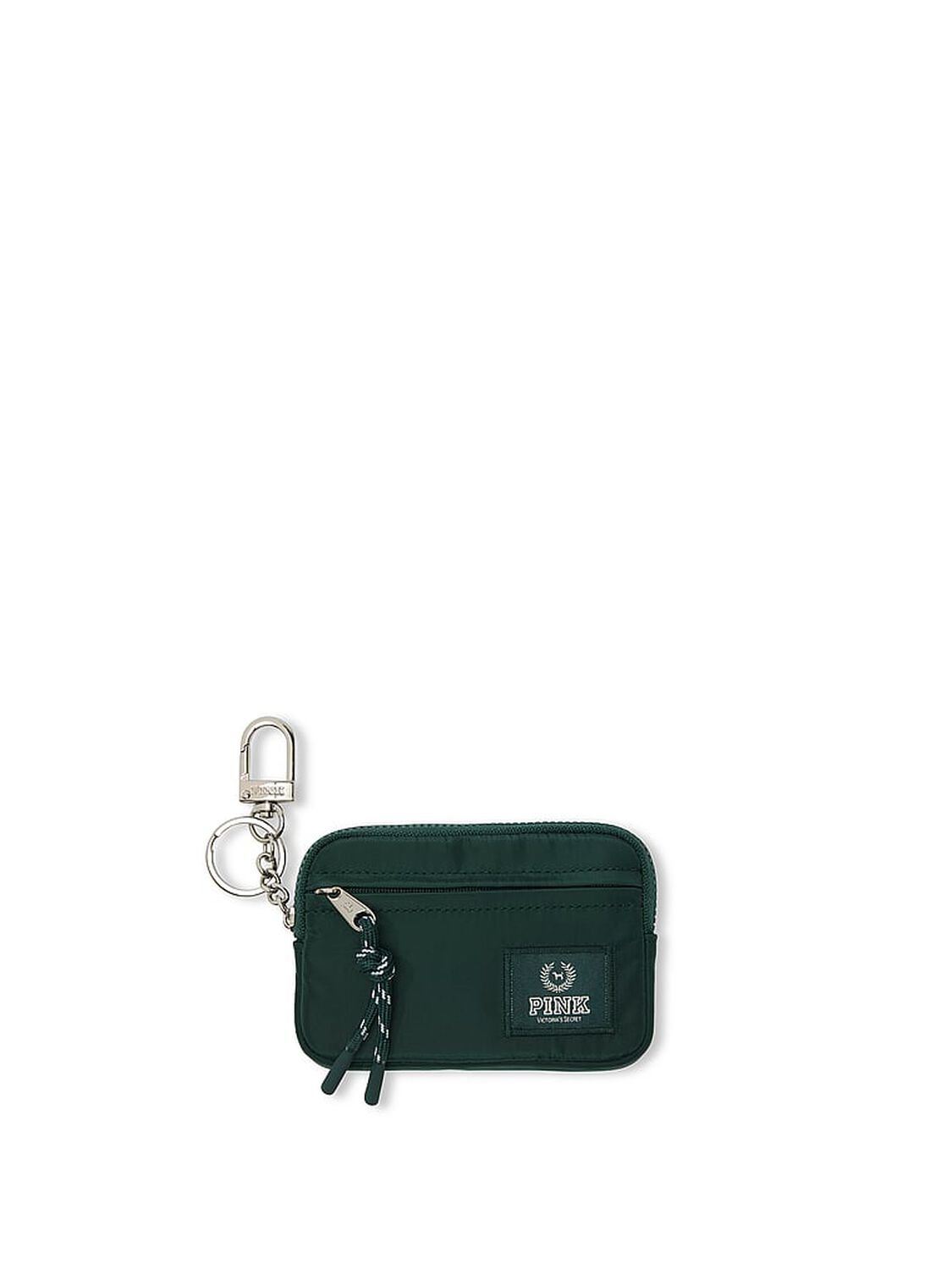 vs Pink Zip Card Holder Keychain Deep Forest 1 of 2 