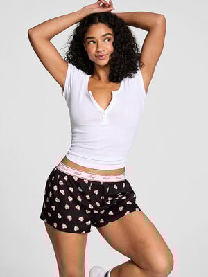 Silky Sleep Boxy Pajama Shorts