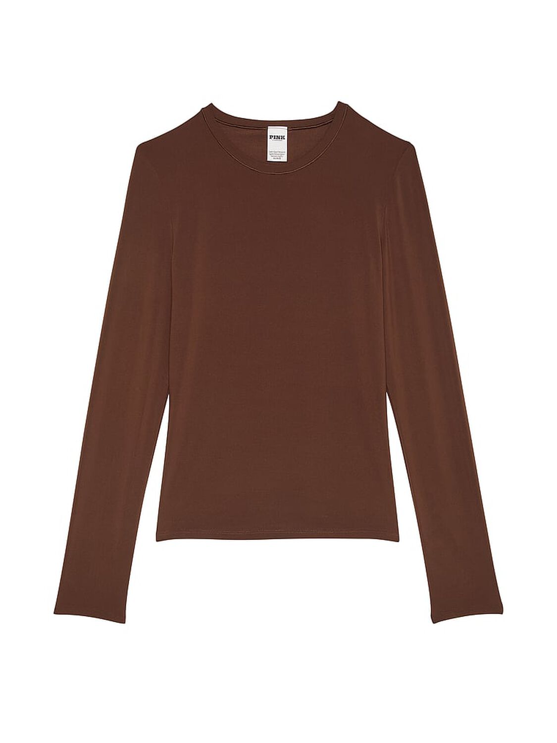 vs Pink Base Stretch Long-Sleeve Tee Ganache 3 of 3 