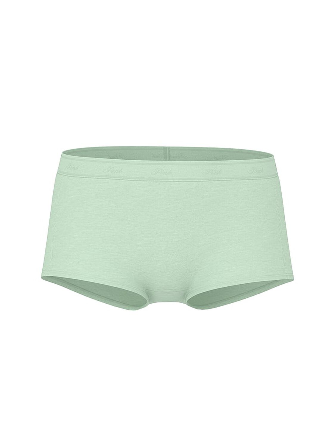 vs Pink Logo Cotton Boyshort Panty Mint 3 of 3 
