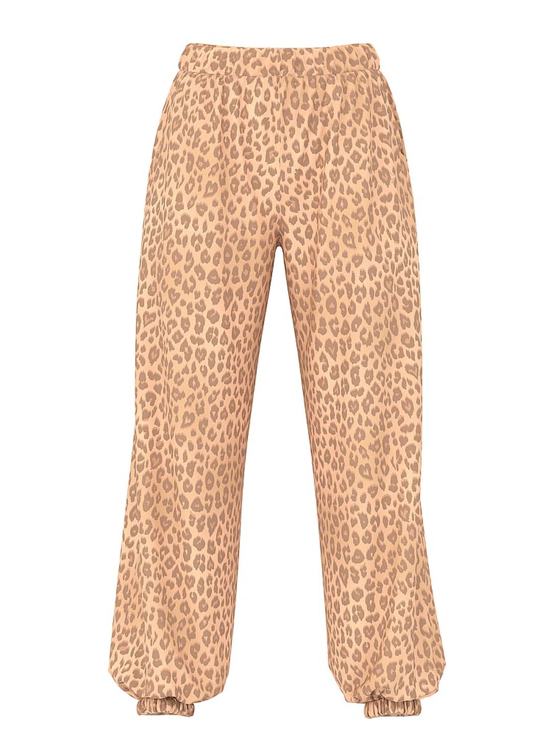 vs Pink Ivy Fleece Oversized Sweatpants Leopard 3 of 3 