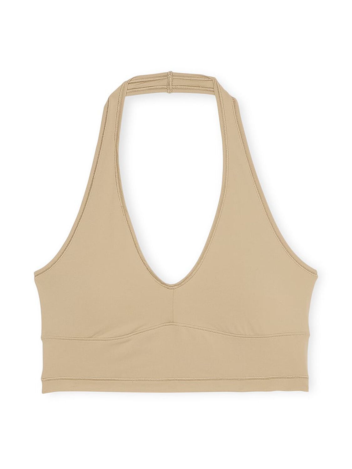 vs Pink Bralettes & Bra Tops Base Stretch Halter Bra Top Sahara 3 of 3 