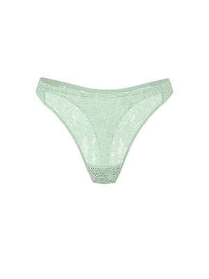 Bling Lacie Logo Scoop Thong