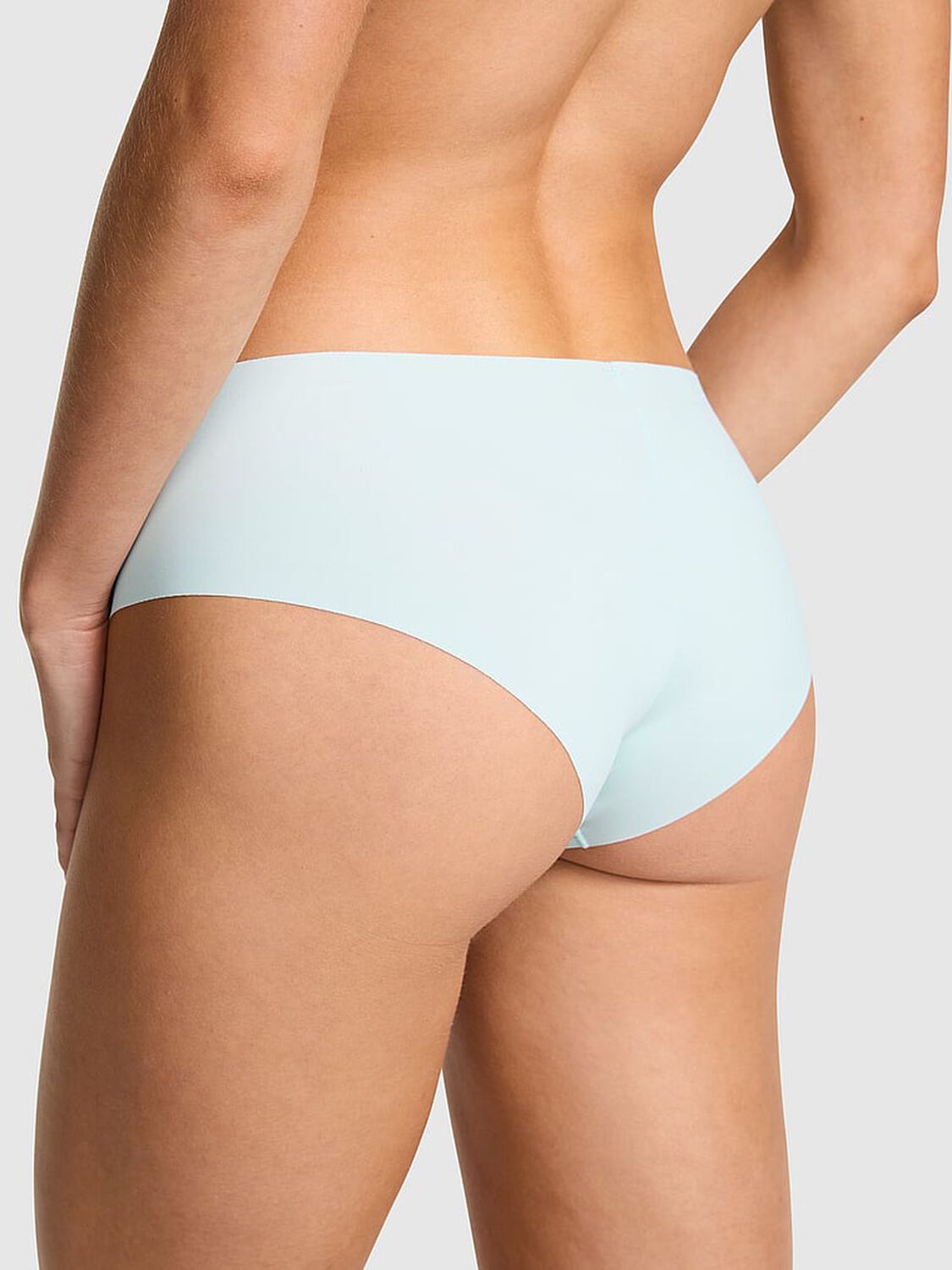 vs Pink No-Show Cheeky Panty Spray Blue 2 of 3 