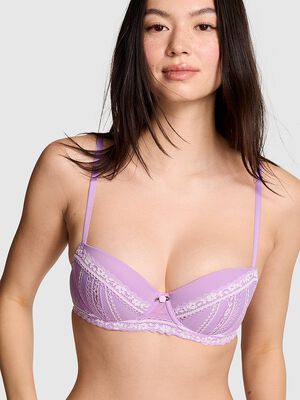 PINK Wink&trade; Push-Up Balconette Bra