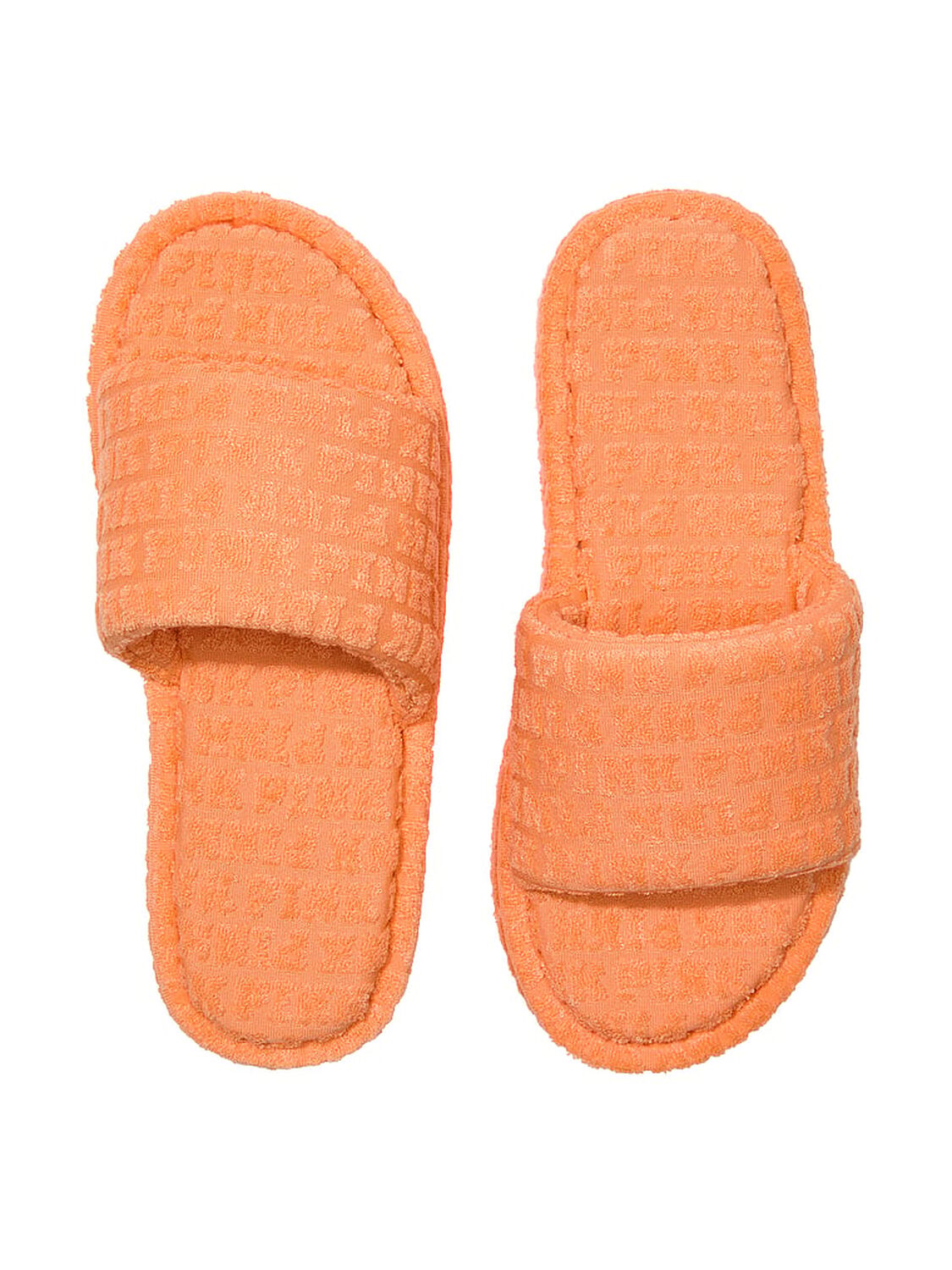 vs Pink Terry Slides Sweet Cantaloupe 1 of 2 