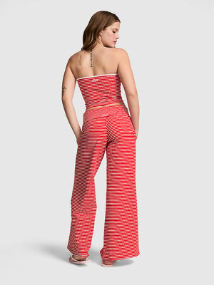 All-Day Cotton&trade; Foldover Wide-Leg Pants