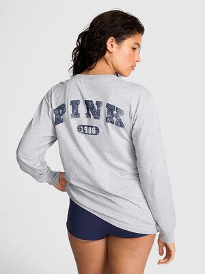 Campus Cotton Long-Sleeve Tee