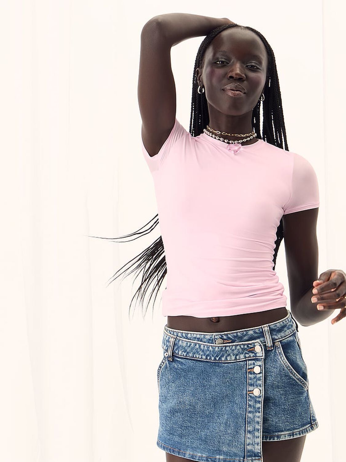 vs Pink PINK Base Stretch&trade; Short-Sleeve Tee 4 of 4 