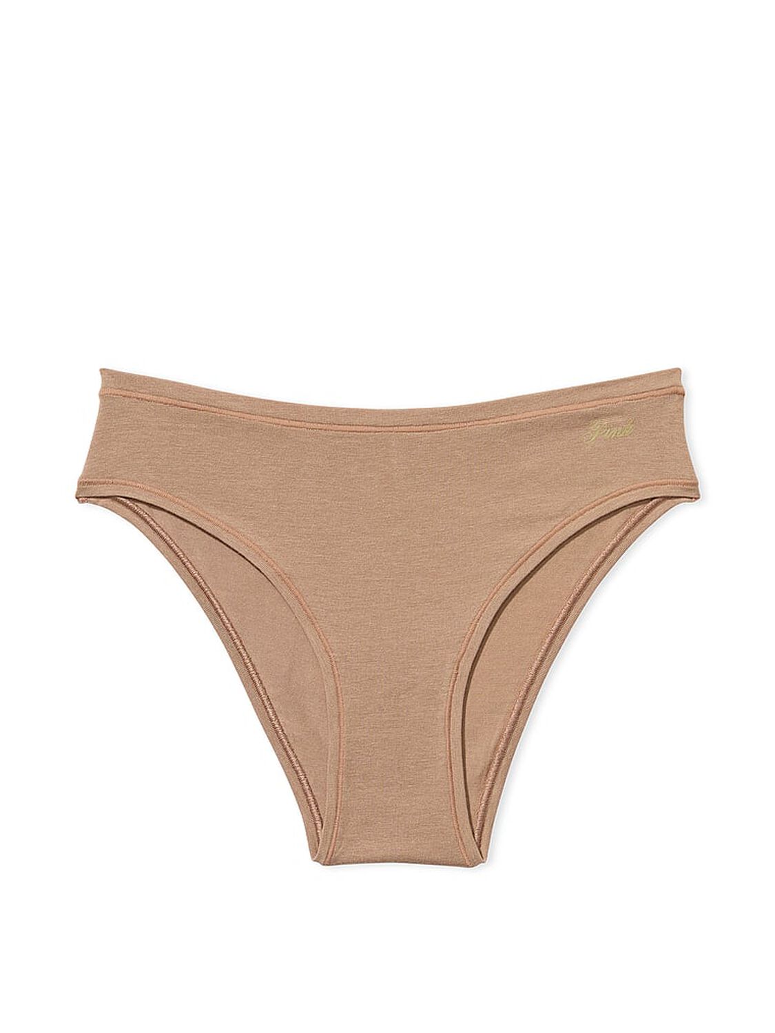 vs Pink Cotton Cheeky Panty Cocoa Latte 3 of 3 