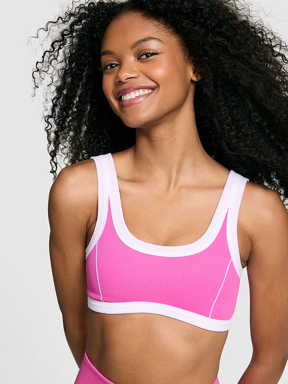 vs Pink The Wave Soft Seamless Contour Sports Bra 1 of 3 