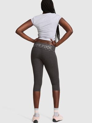 All-Day Cotton&trade; Foldover Capri Leggings