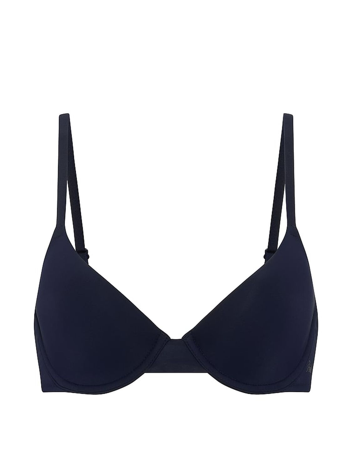 vs Pink Wear Everywhere&trade; Lightly Lined Full Coverage T-Shirt Bra Noir Navy 3 of 3 