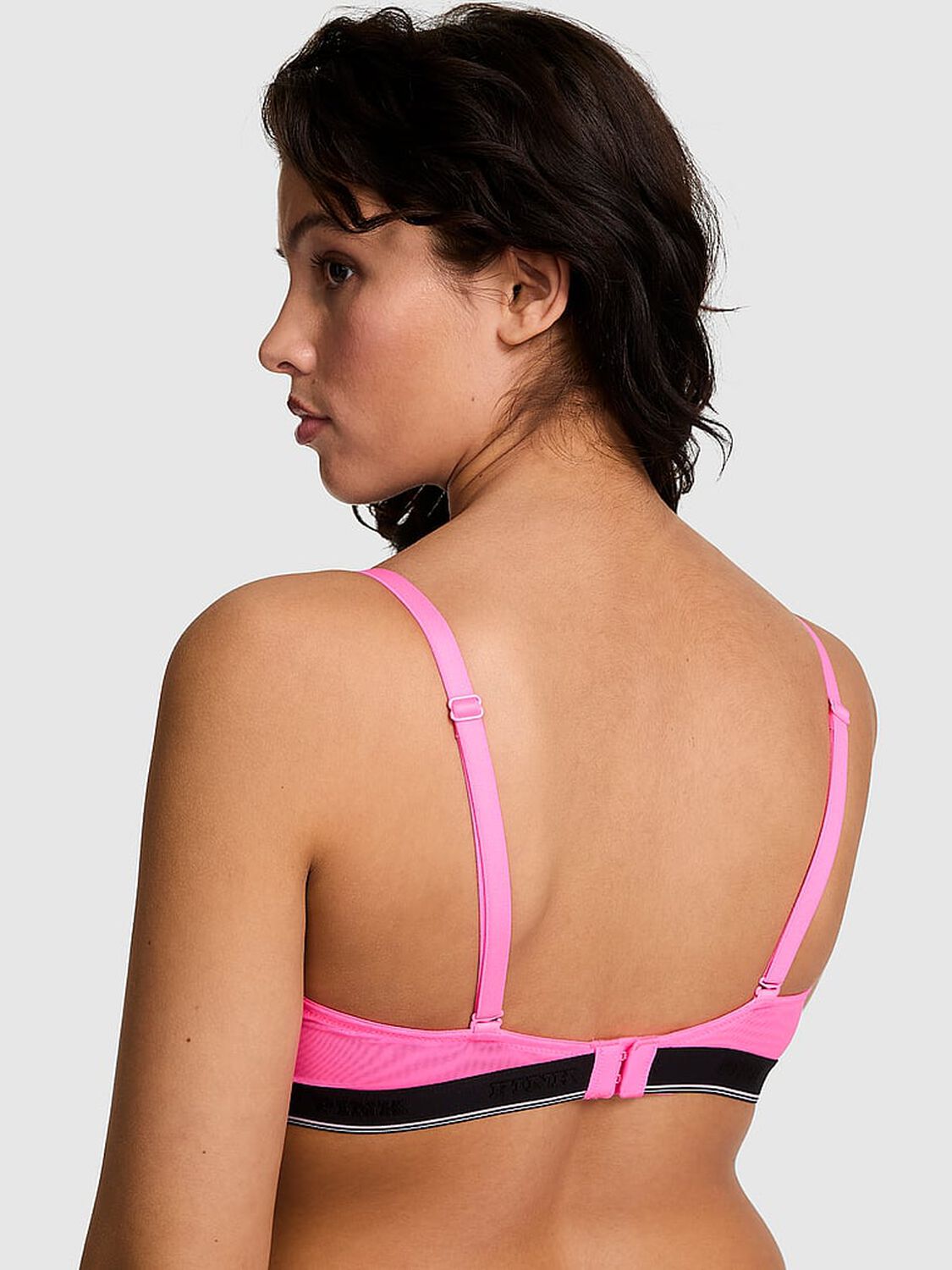 vs Pink Wear Everywhere Wear Everywhere Push-Up Bra Radiant Rose 2 of 3 