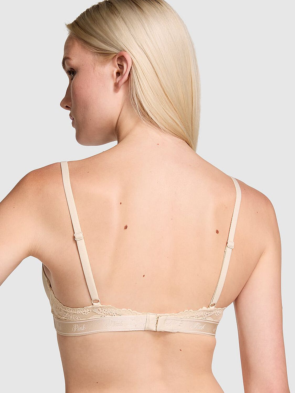 vs Pink Wink Push-Up Balconette Bra Marzipan 2 of 3 